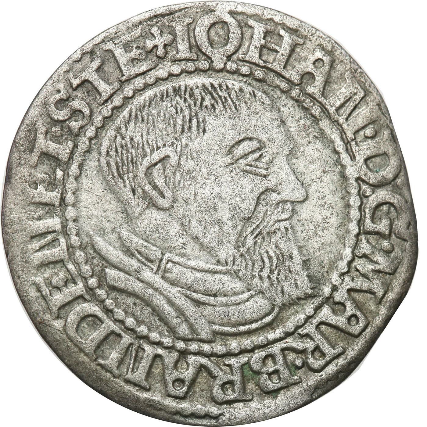 Śląsk. Jan Kostrzyński. Grosz 1545, Kostrzyń
